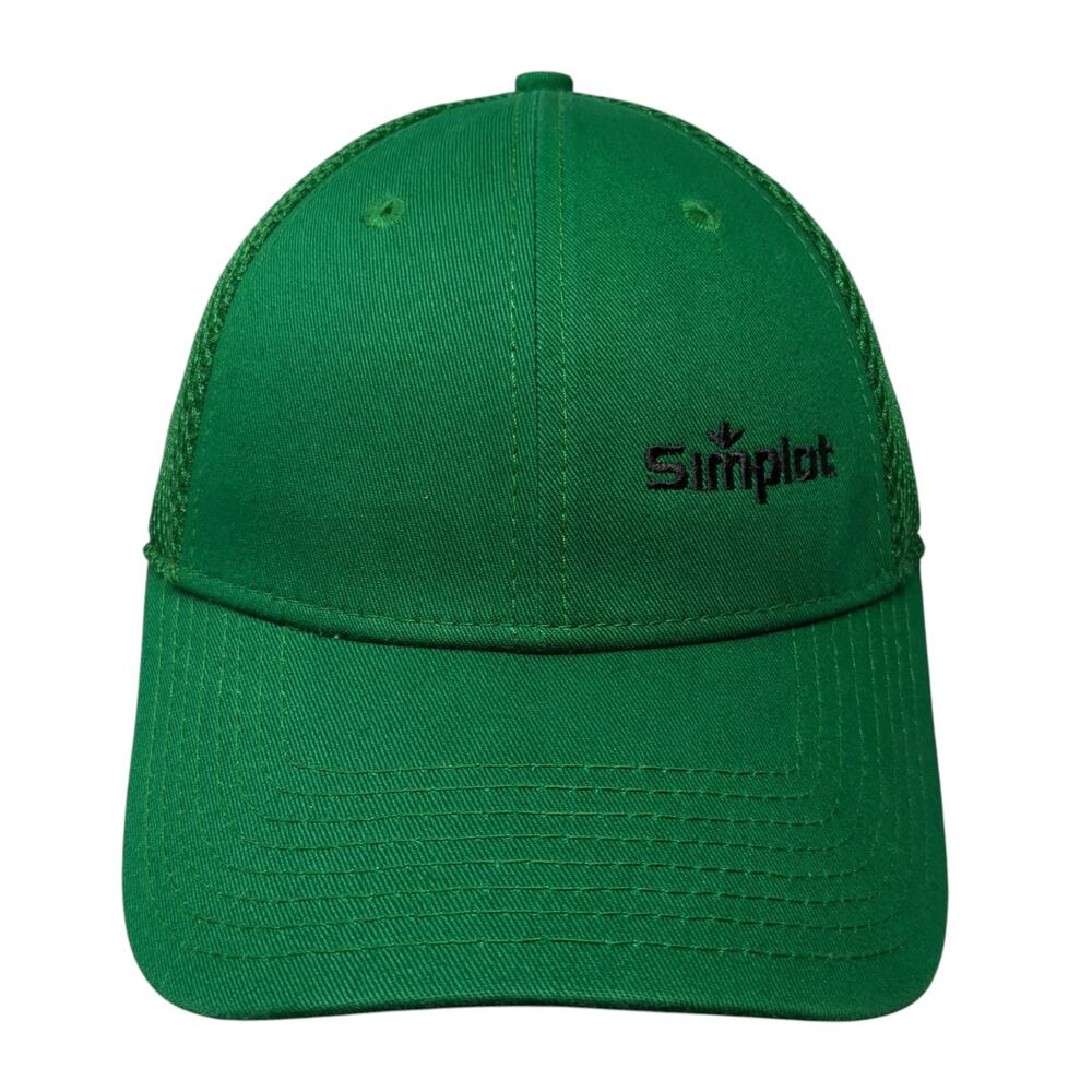 Simplot Fitted Baseball Hat Green Medium Embroide… - image 1